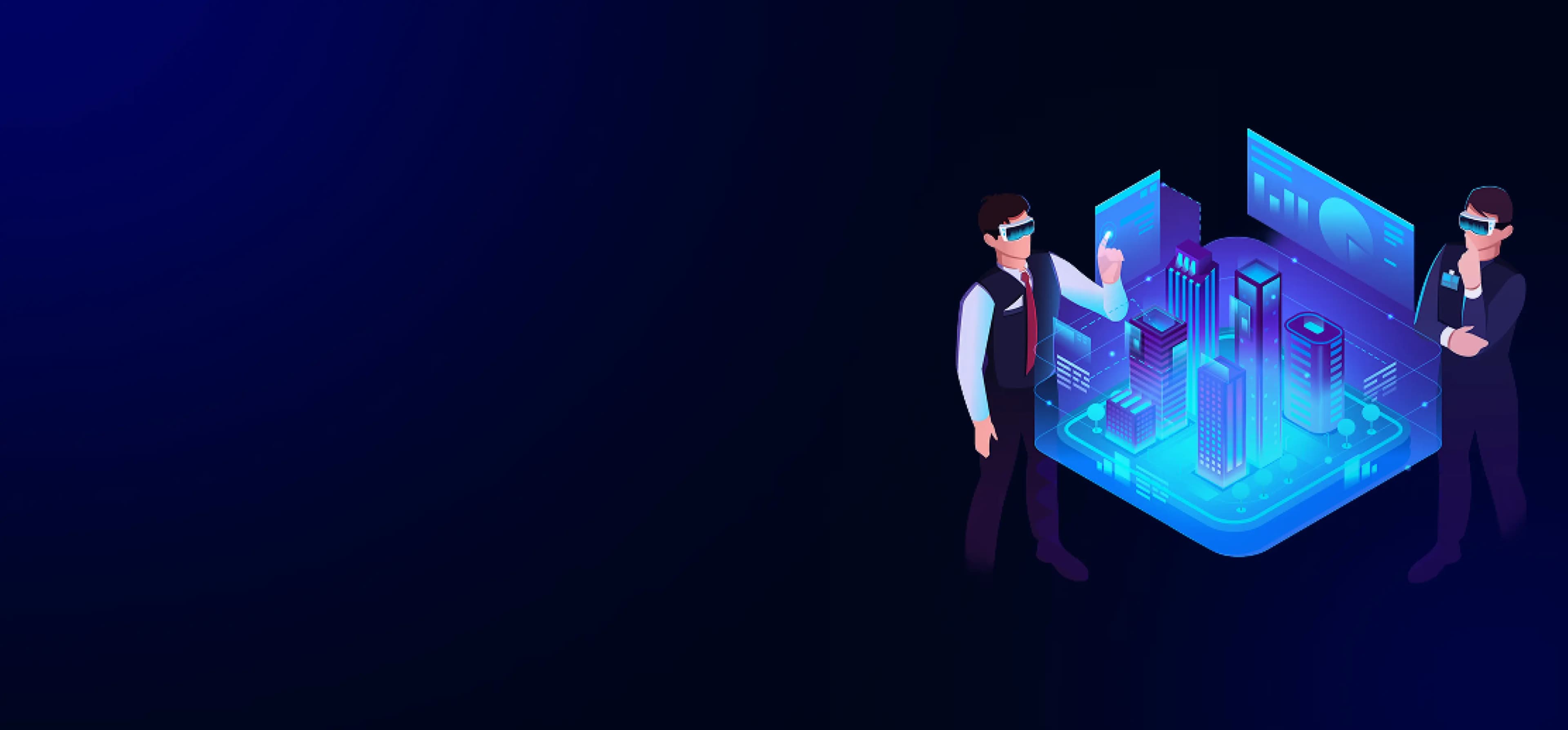 Metaverse & Industrial Simulation Development Services background