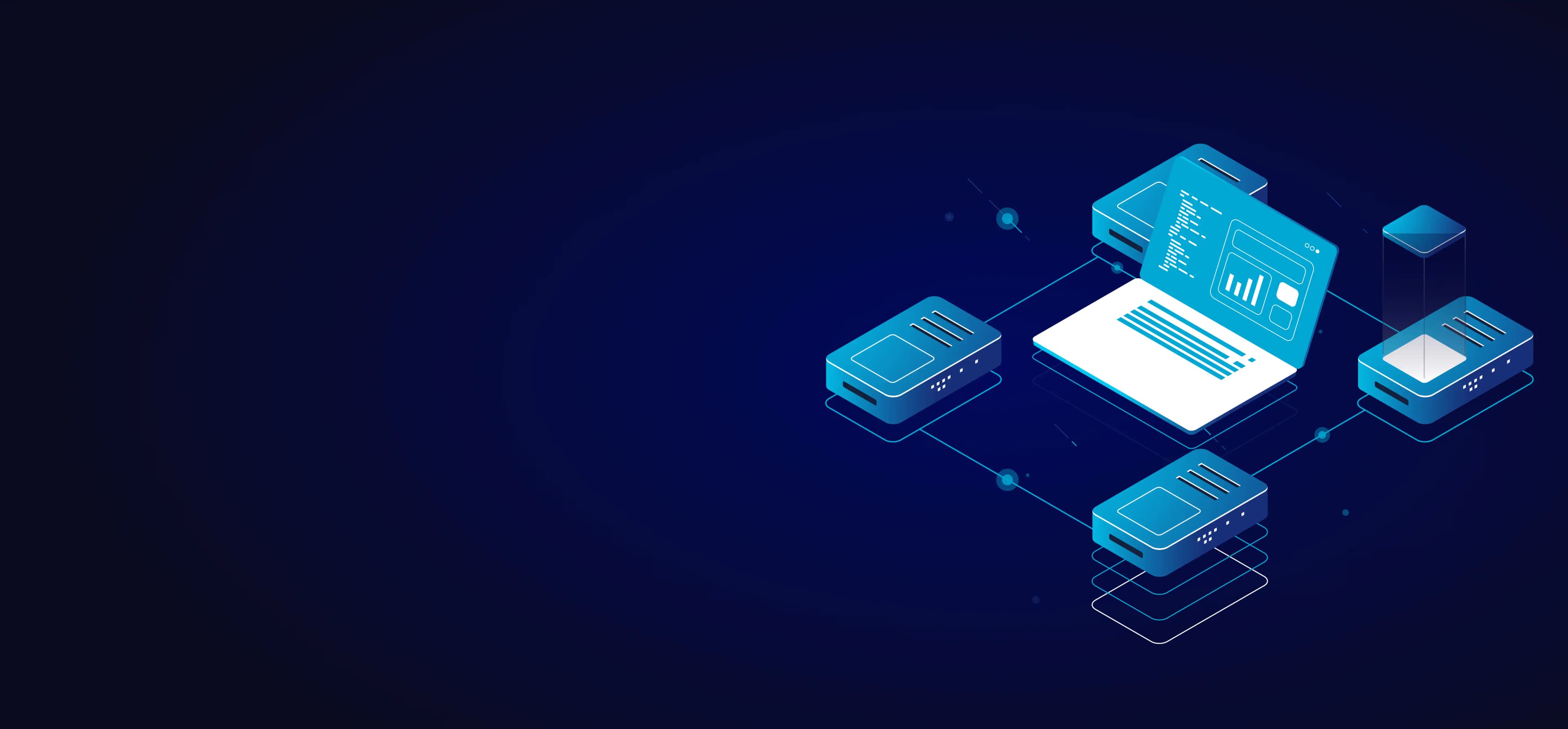 Custom Web App Development for Scalable Digital Transformation background